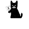 Chat Noir Humour Cadeau