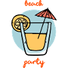Summer Beach Party Cocktail