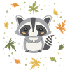 Kawaii Waschbär