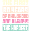 60th Birthday Funny Saying Gift Age 60 Men & Women