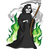 Halloween grim reaper
