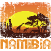 Namibia Afrika Shirt Geschenkidee