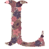 Blumenbuchstabe L