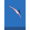 Jump into the blue