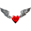 heart with wings