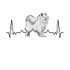 Samoyed heartbeat sled dog Samoyed