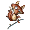 Skateboard fox