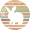 Rabbit Easter Retro Gift