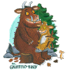 Gruffalo med barn i skoven