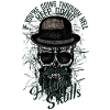 Hipster Schädel Schädel Schädel Piratenzitat