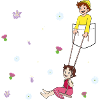 Heidi Swinging With Peter
