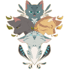 Jayfeather Häherfeder Gato Gatos Guerrero Gris