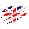 Union Jack Flagge Großbritannien Fahne Kratzer UK