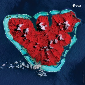 Earth from Space - Moorea island
