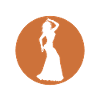 Belly dancer dancing belly dance
