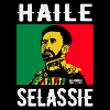 Portrait de Haile Selassie dans le style reggae