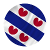 emblem around Frisian flag