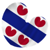 emblem pompebled Frisian flag