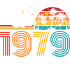 Vintage 1979 79. urodziny prezent retro vintage