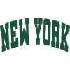 New York lettering green