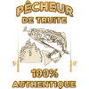 Pêcheur de truite authentique
