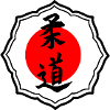 Judo kanji emblem i kodokan tegn