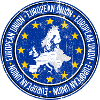EU Map Circle Stars Emblem