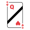 Queen of Hearts playing card Poker card