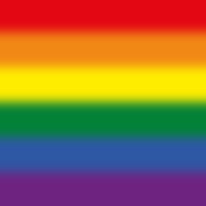 Verschwommene LGBT Flagge