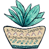 Succulent Pot Pattern
