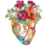 ANATOMISCHE KUNST BLUMENHERZ