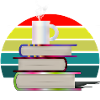 Books at sunset