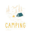 Camping camper saying funny gift