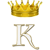 King crown Gold Style