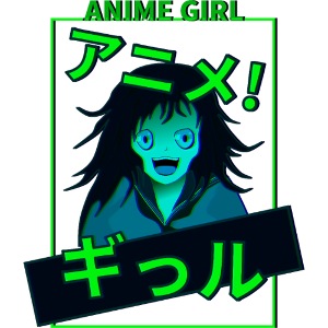 Animeshirt Anime Girl Dark