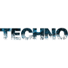 Techno Music | Rough Distressed Design