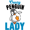 Pinguin Frau Geschenk