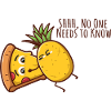 Pizza et ananas love