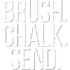 Brosse. Craie. Envoyer.