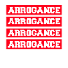 Arrogance