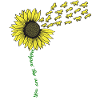 Horse sunflower gift