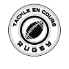 Rugby Ballon Tackle in Progress