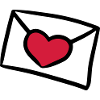 Love letter love letter lettre d'amour gift