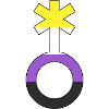 Non-binary symbol non-binary non-binary gender