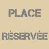 Place Réservée Distress Beige