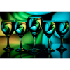 Ambiente Glas Spiegelung Abstrakt Kunst