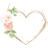 Heart flowers customizable