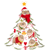 Christmas Tree Pomeranian Dog lovers