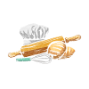 Baker baking