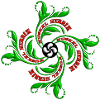 Basque cross. Lauburu